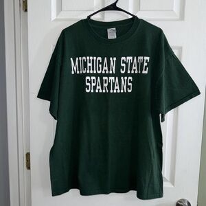 Delta Magnum Weight Michigan State Spartans T-Shirt Dark Green Men’s XL